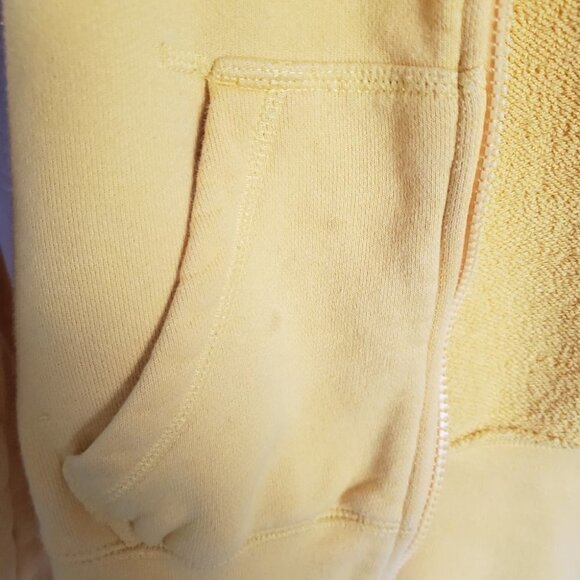 NIKE Hoodie Livestrong  Small Sweatshirt Fit Womans Yellow Zip Up - Picture 9 of 16